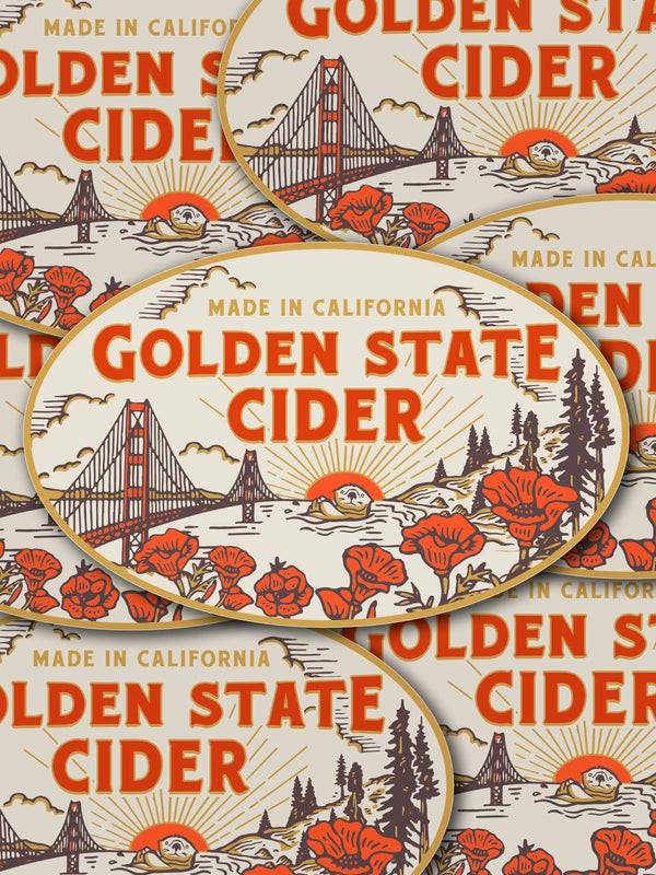 Golden State Cider Sticker