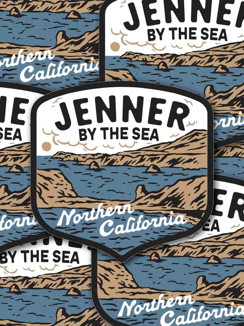 Jenner by the Sea Sticker