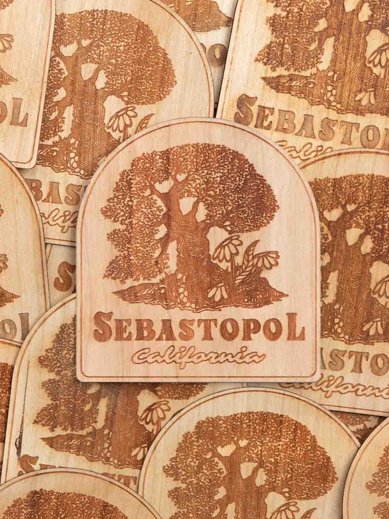 Dom Chi Sebastopol Wooden Sticker