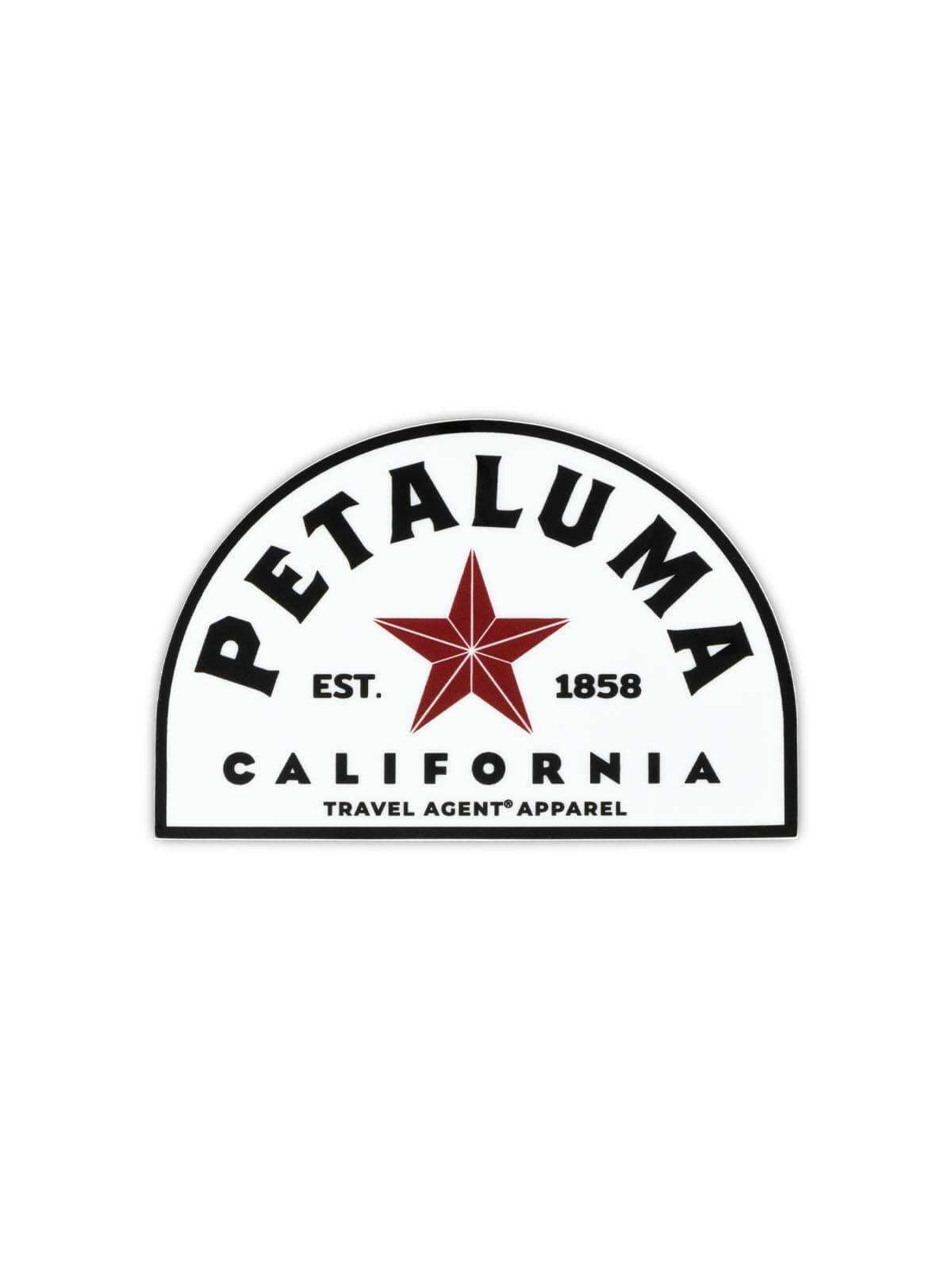 Petaluma Sticker Travel Agent Apparel Souvenir Shop