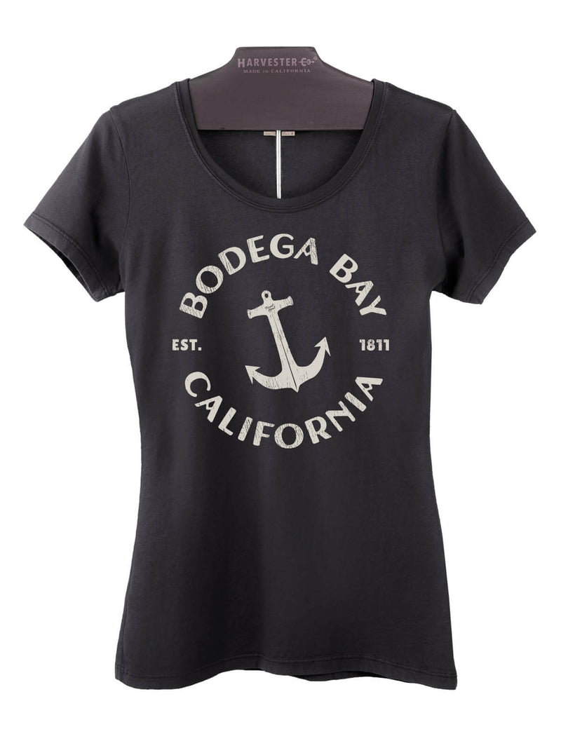 Bodega Bay Anchor Womens T-shirt