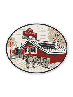 Twin Oaks Roadhouse Sticker